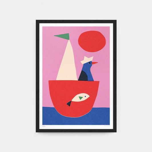 Evermade - Boat Trip Art Print by Sue Doeksen