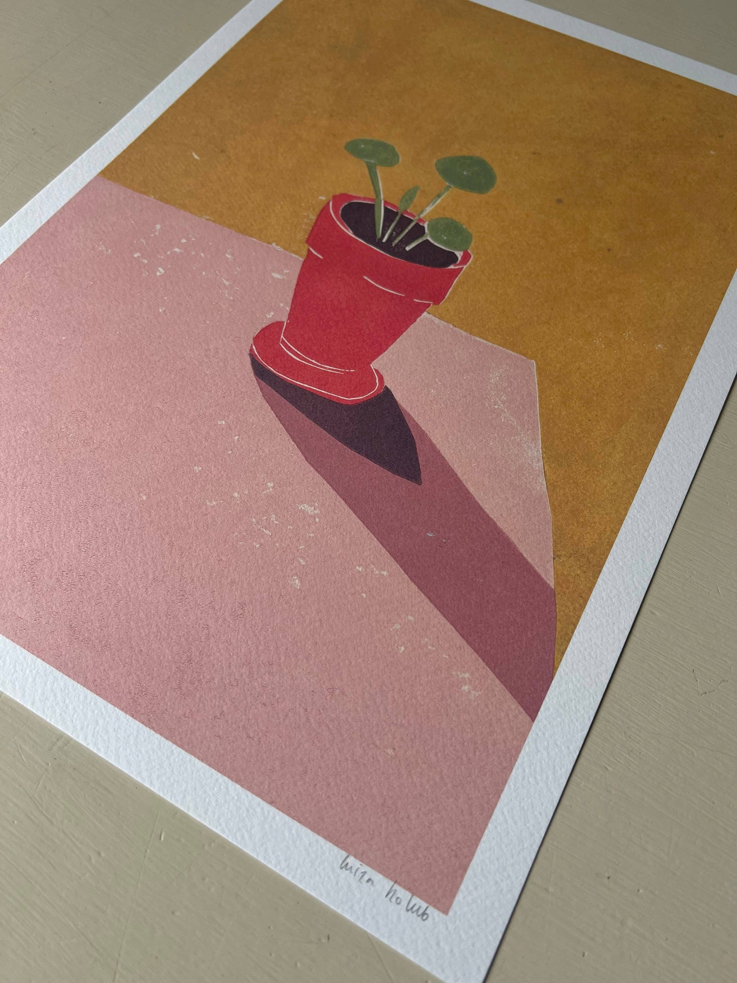 Luiza Holub - Unframed Art Print Pilea Baby