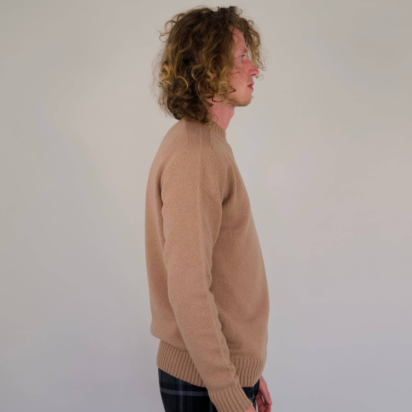 Origin Knitwear - Geelong - Seamless Crew - Brown