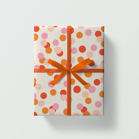 Graphic Factory - Confetti Gift Wrap Sheet | Wrapping Paper | Craft Paper