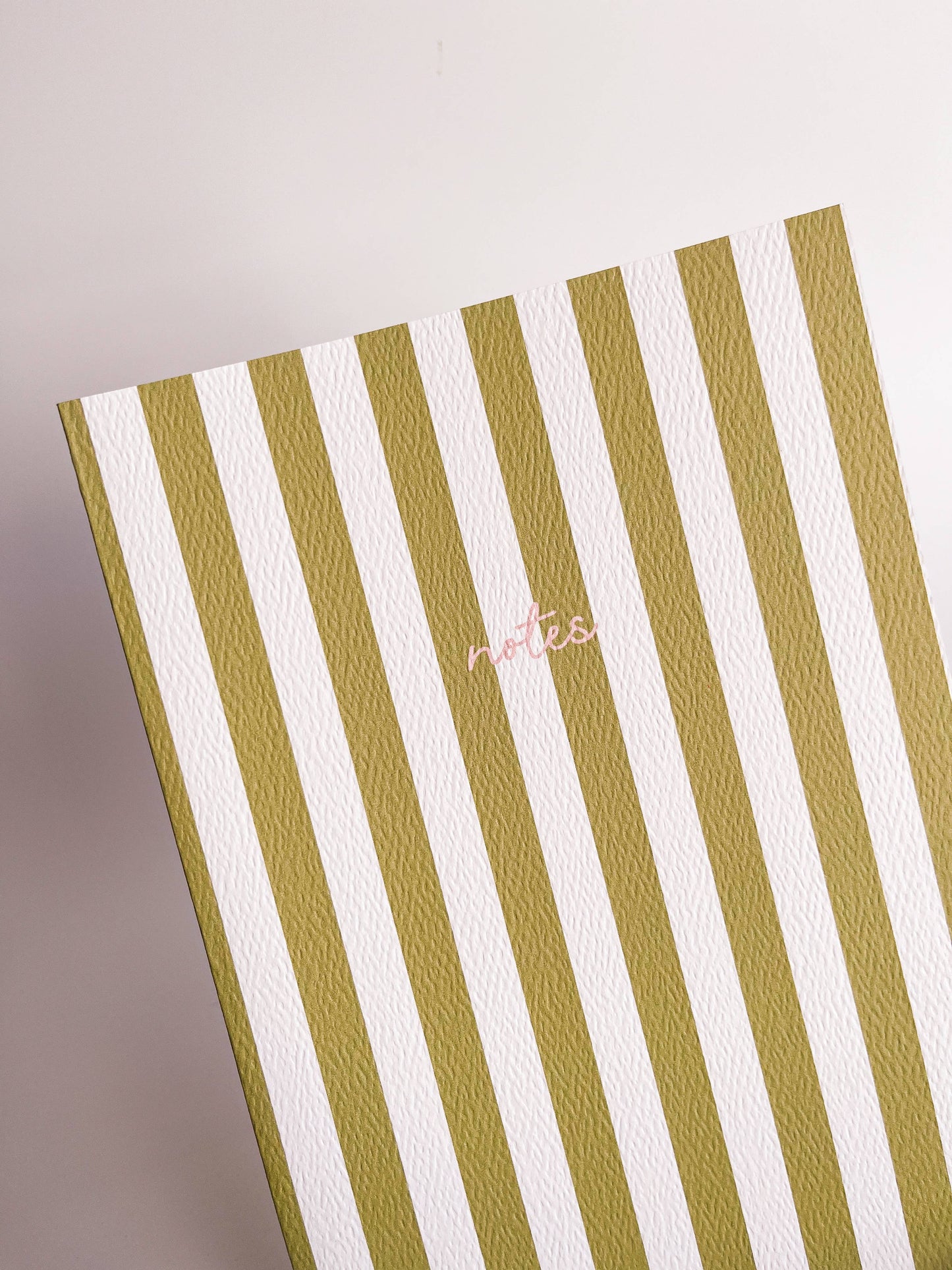 Fin Studio - Striped Notebook with Contrast Color