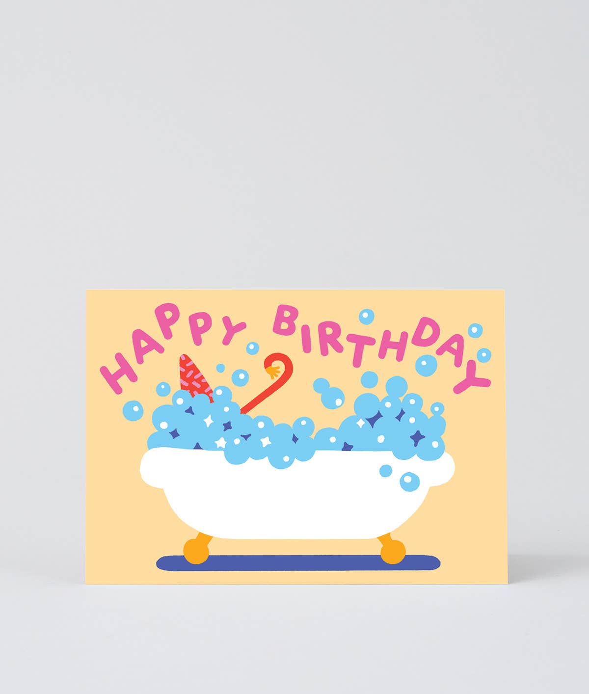Happy Birthday Bubble Bath Greetings Card