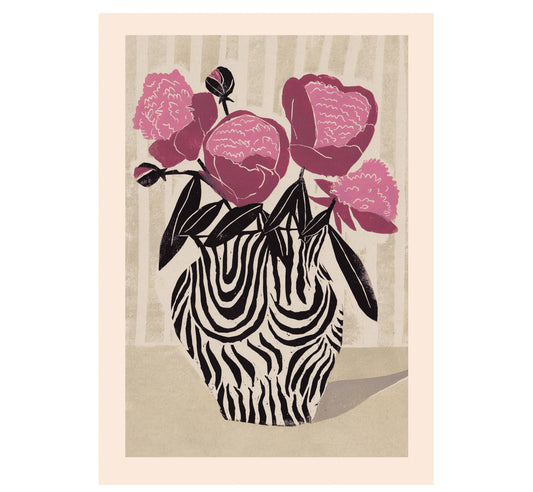 Luiza Holub - Art Print 'Pink Peonies'  Wall Art