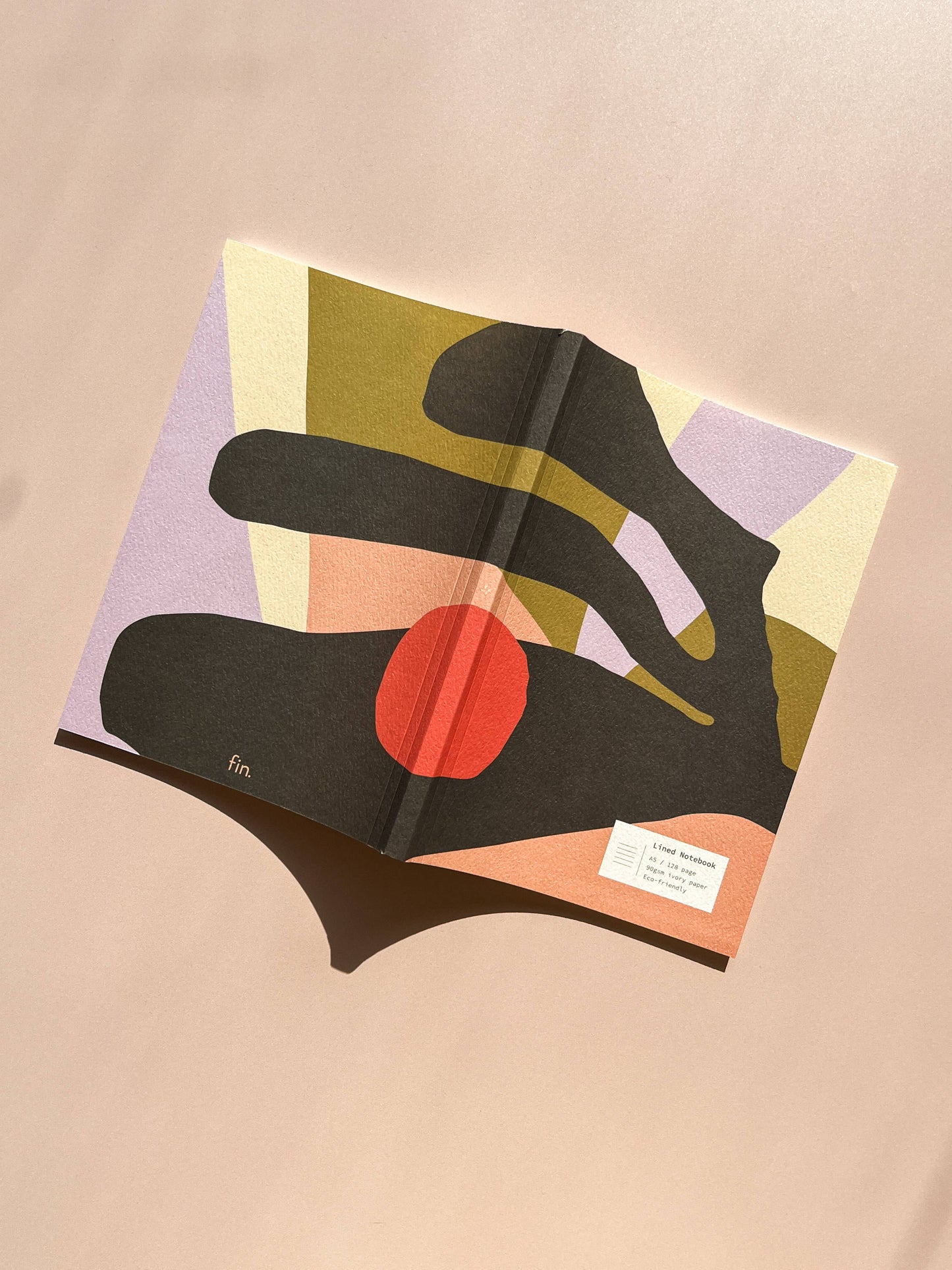 Fin Studio - Paloma Lined Notebook \ Lay-Flat Notebook