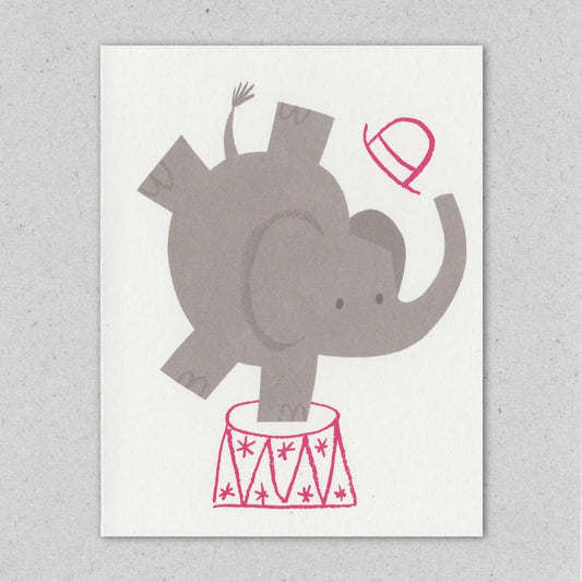 Elephant Everyday Greeting Card, 100% Post-Consumer Waste