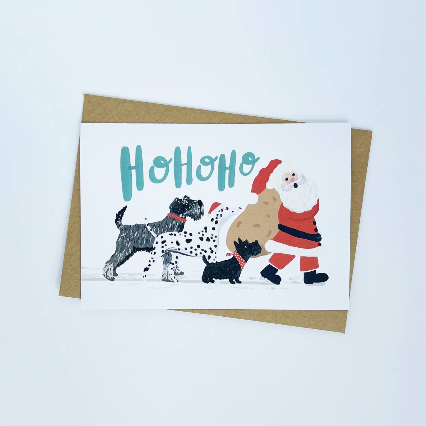 Lomond Paper Co - Dogs Ho Ho Ho Christmas Card