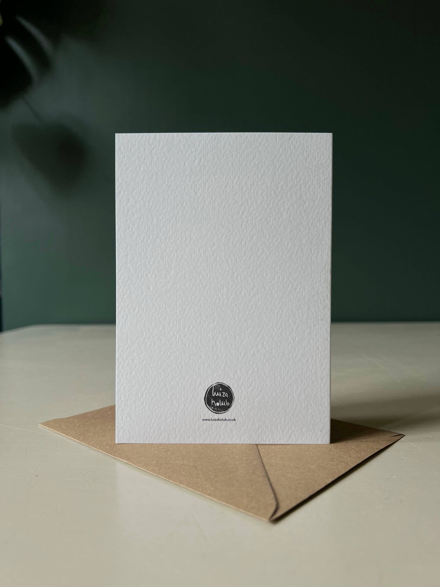 Luiza Holub - Pilea Plant Greeting Card