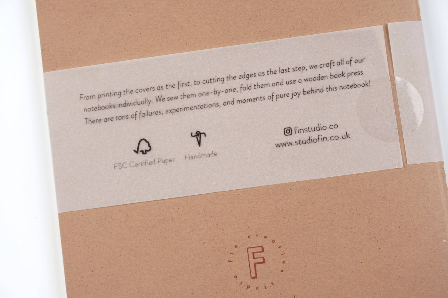 Fin Studio - Natural Colours Plain Notebook Series / Nature