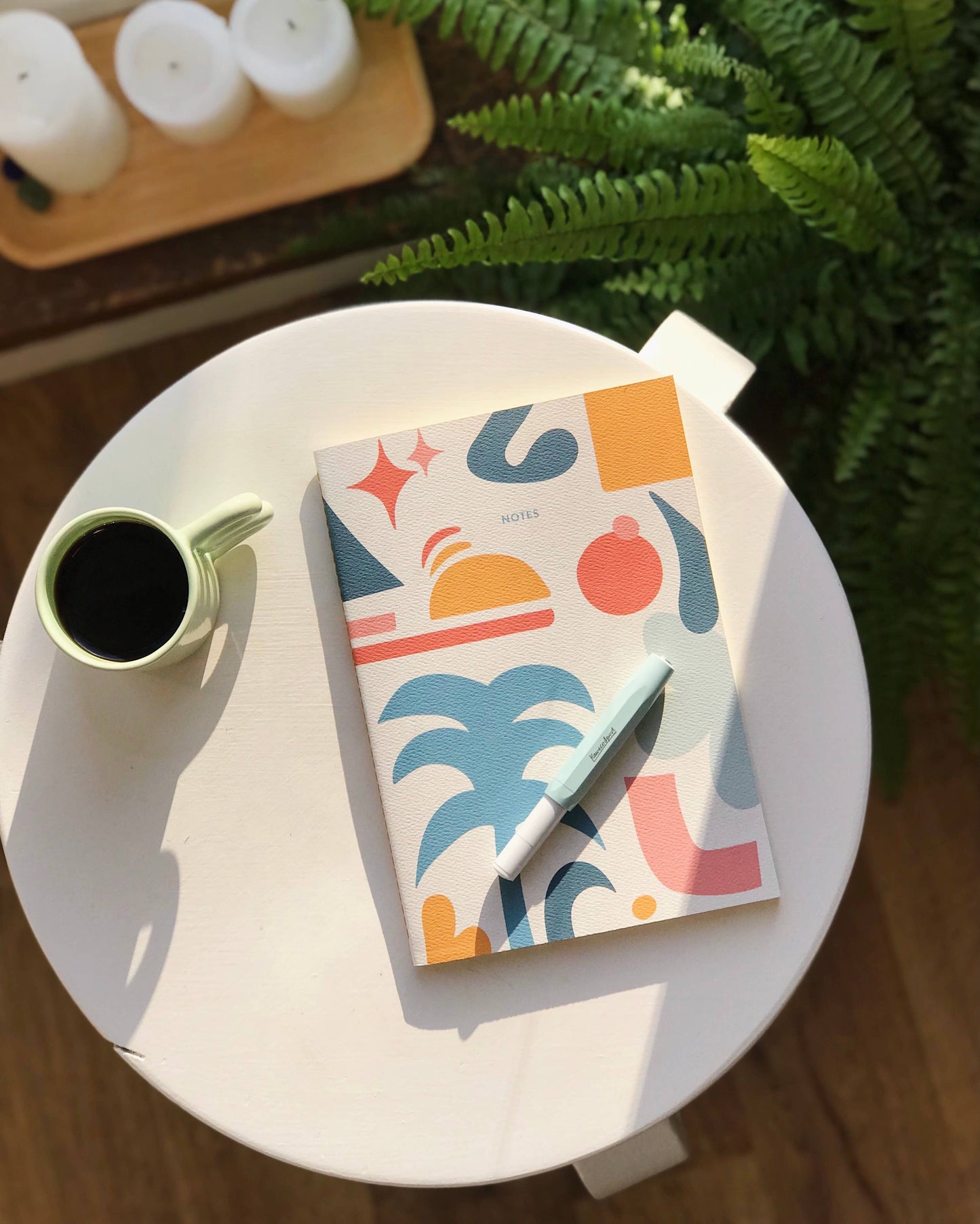 Fin Studio - Abstract Palm Shaped Notebook / Palm City
