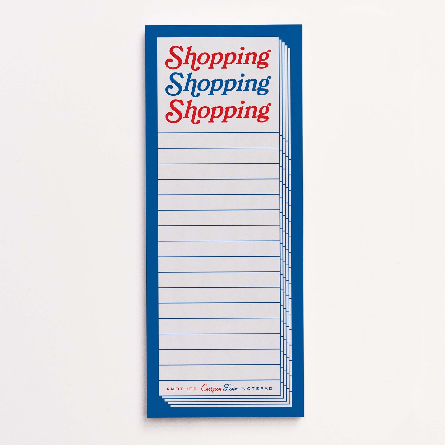 Crispin Finn - Shopping Shopping Shopping Note Pad