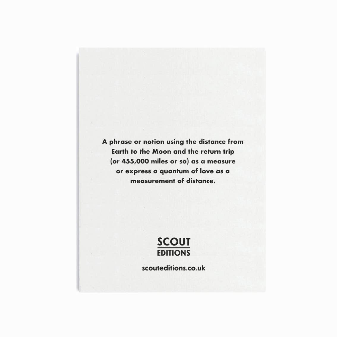 Moon mini card