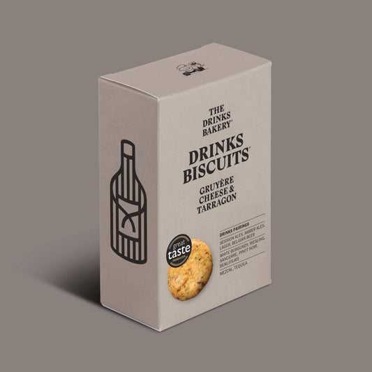 The Drinks Bakery - Drinks Biscuits - Gruyère Cheese & Tarragon 110g