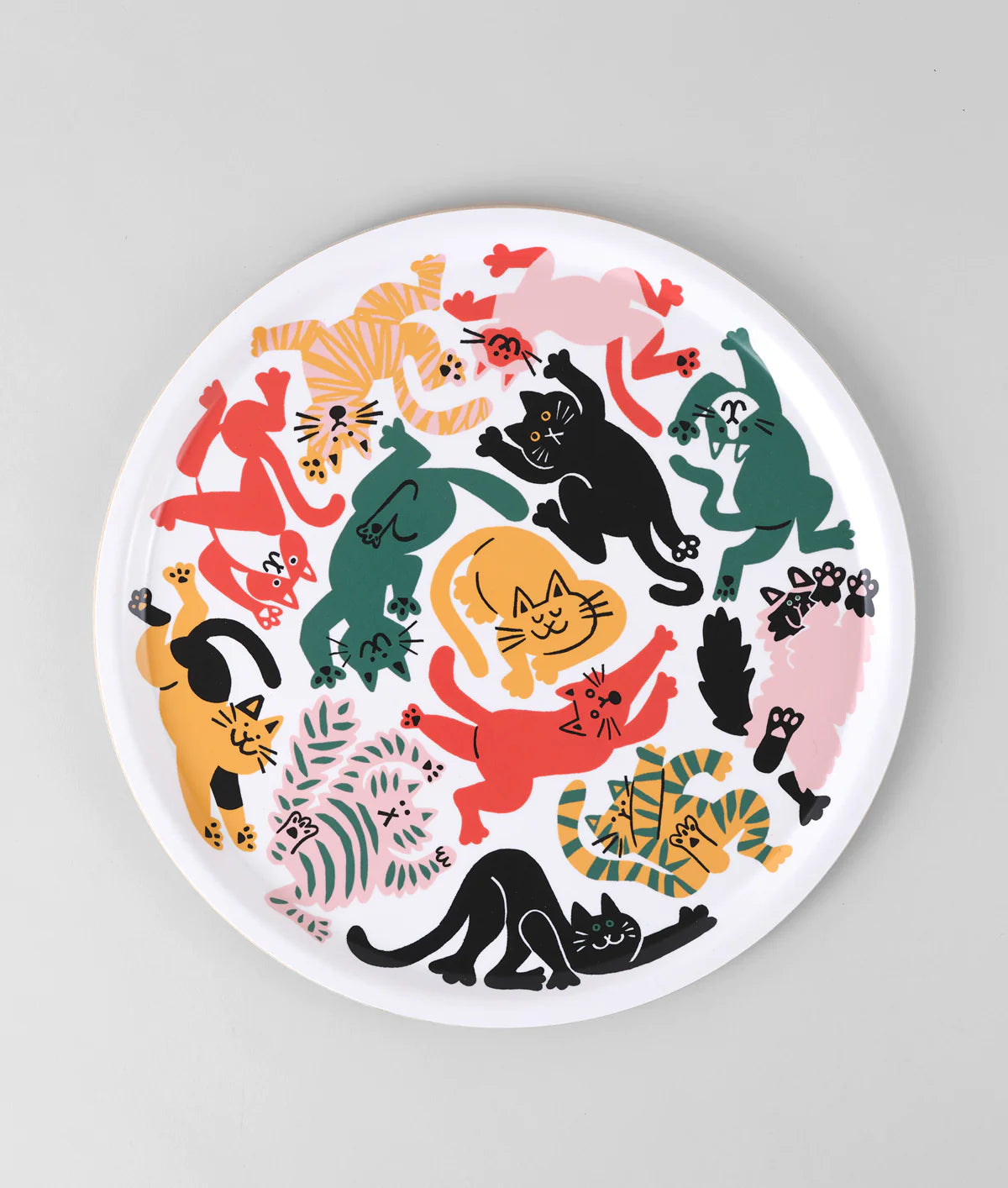 Cats Round Tray