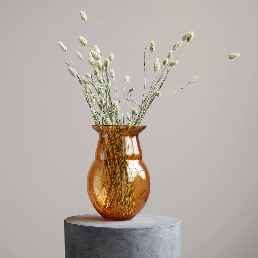 Airy vase, mustard
