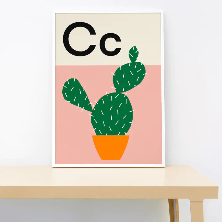 Cactus MEDIUM (30 x 40cm) Black frame