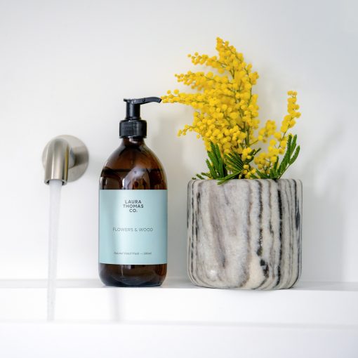 Flowers and Wood Hand Wash Bottle 500ml