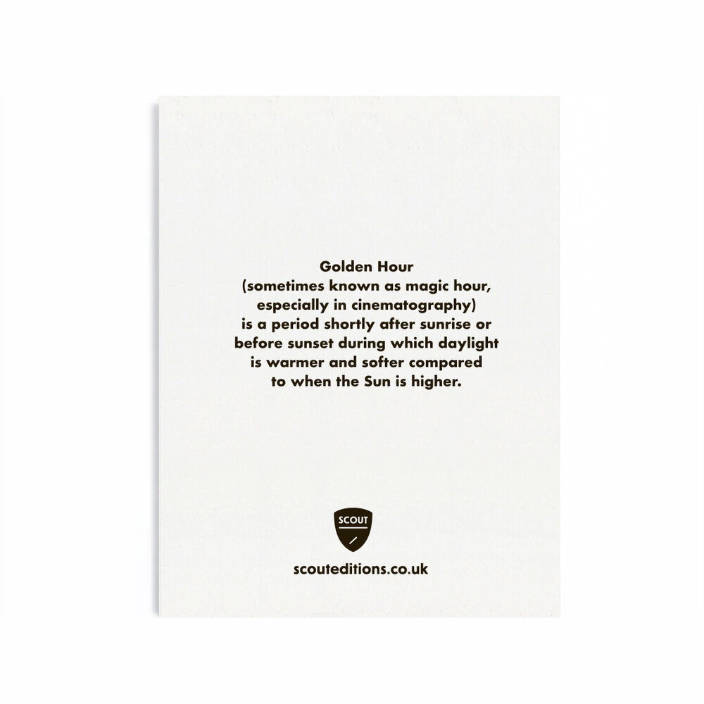 Golden Hour mini card