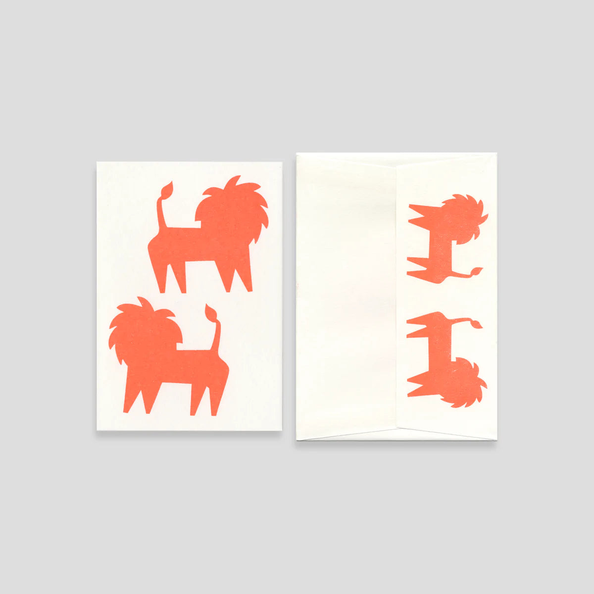 Leo A6 card and envelope