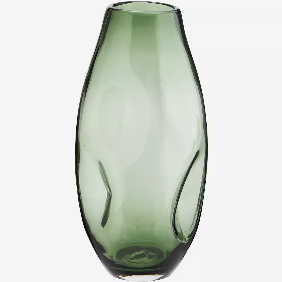 Organic shaped glass vase