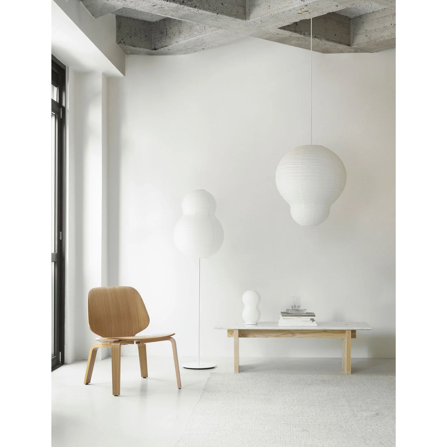 Puff Table Lamp Twist White - EU