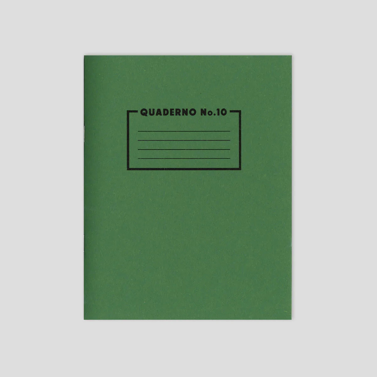 Quaderno no.10 DAY JOURNAL DARK GREEN