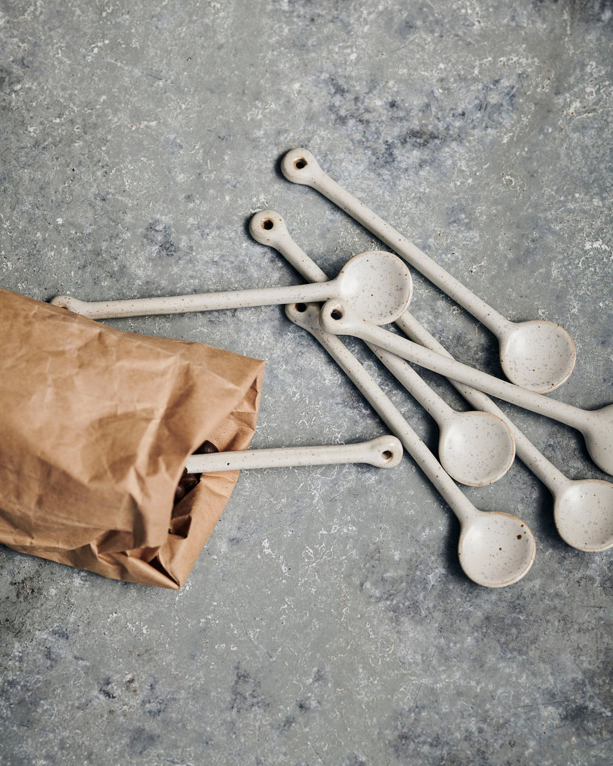 Spoon Pion Grey/White