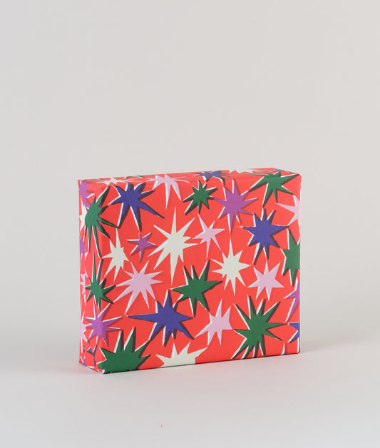 Stars wrapping paper
