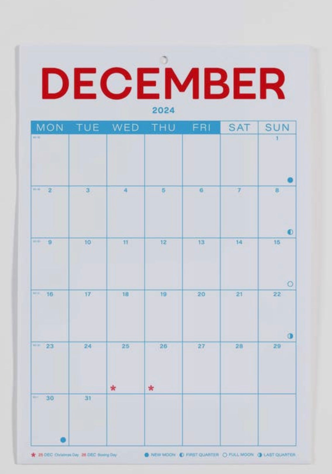 2024 Folding Wall Calendar