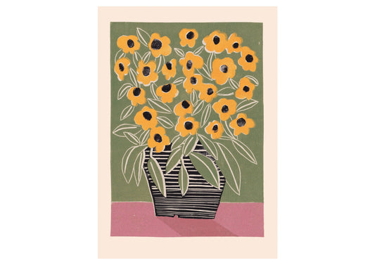 Luiza Holub - Art Print 'Black Eyed Susan' Wall Art