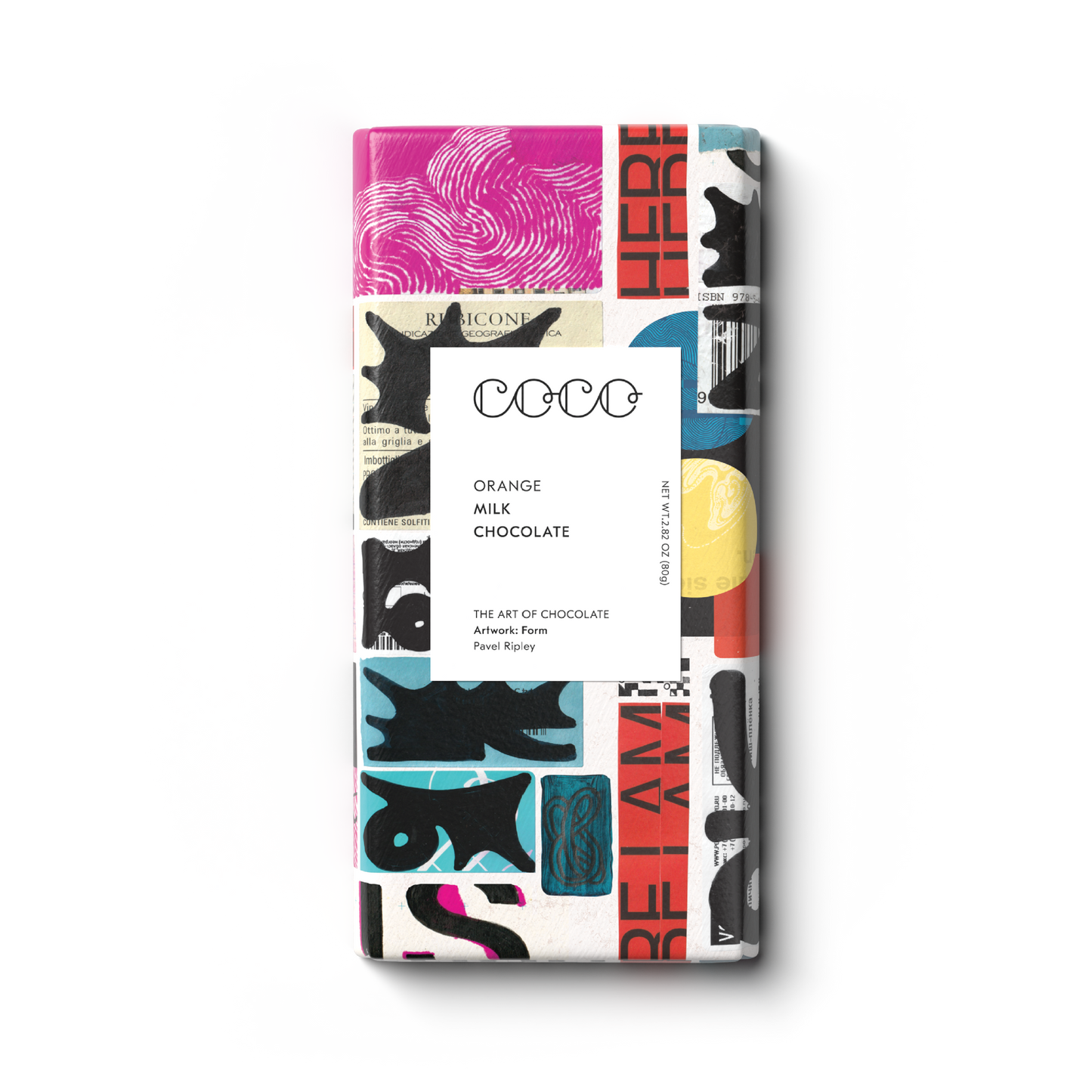 COCO Chocolatier - Orange Milk Chocolate Bar