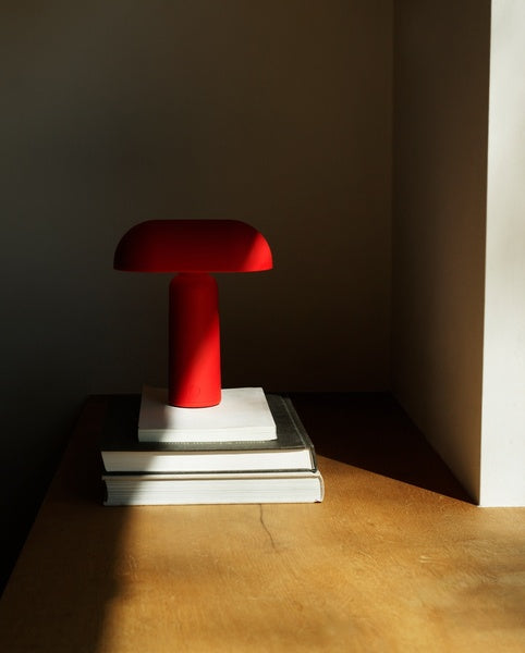 Porta Table Lamp Bright Red