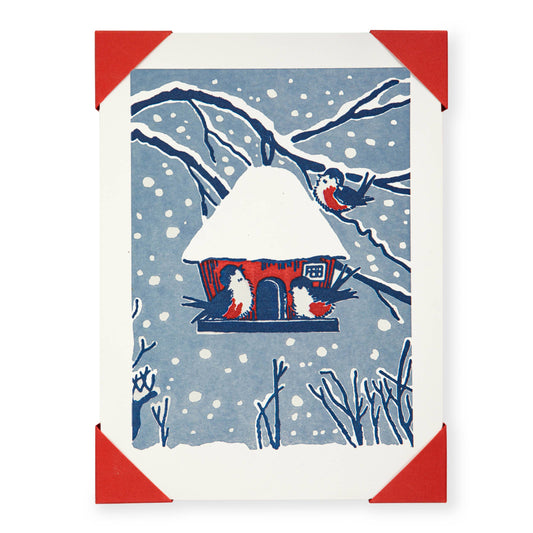 Archivist Gallery | UK - Birds | Notelet Christmas Card (5-Pack) 🎄