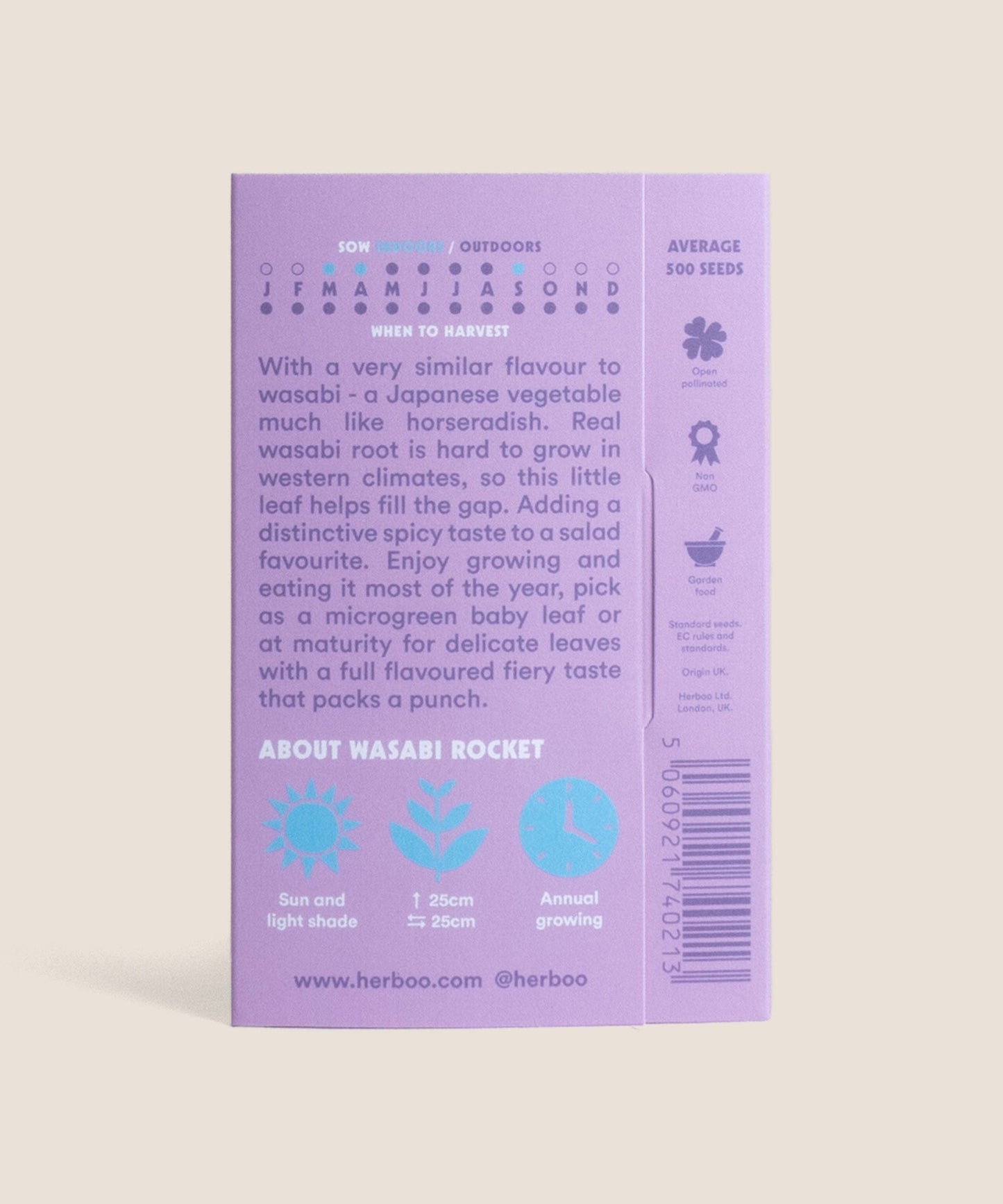 Herboo - Rocket Wild Wasabi Seeds