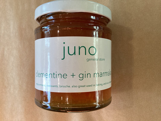 clementine + gin marmalade