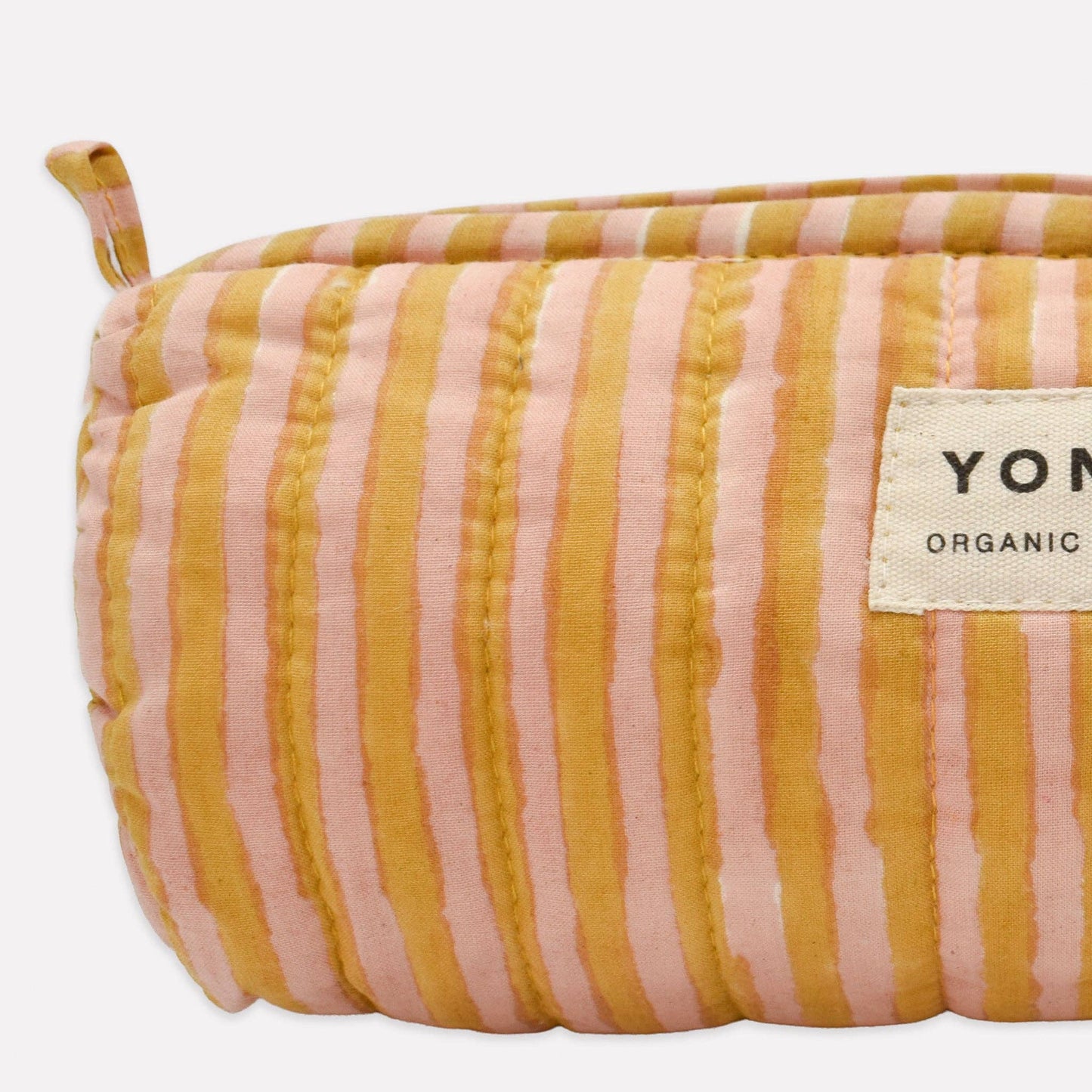 YONDER. - Quilted Barrel Case | Candy Stripe | Biscuit