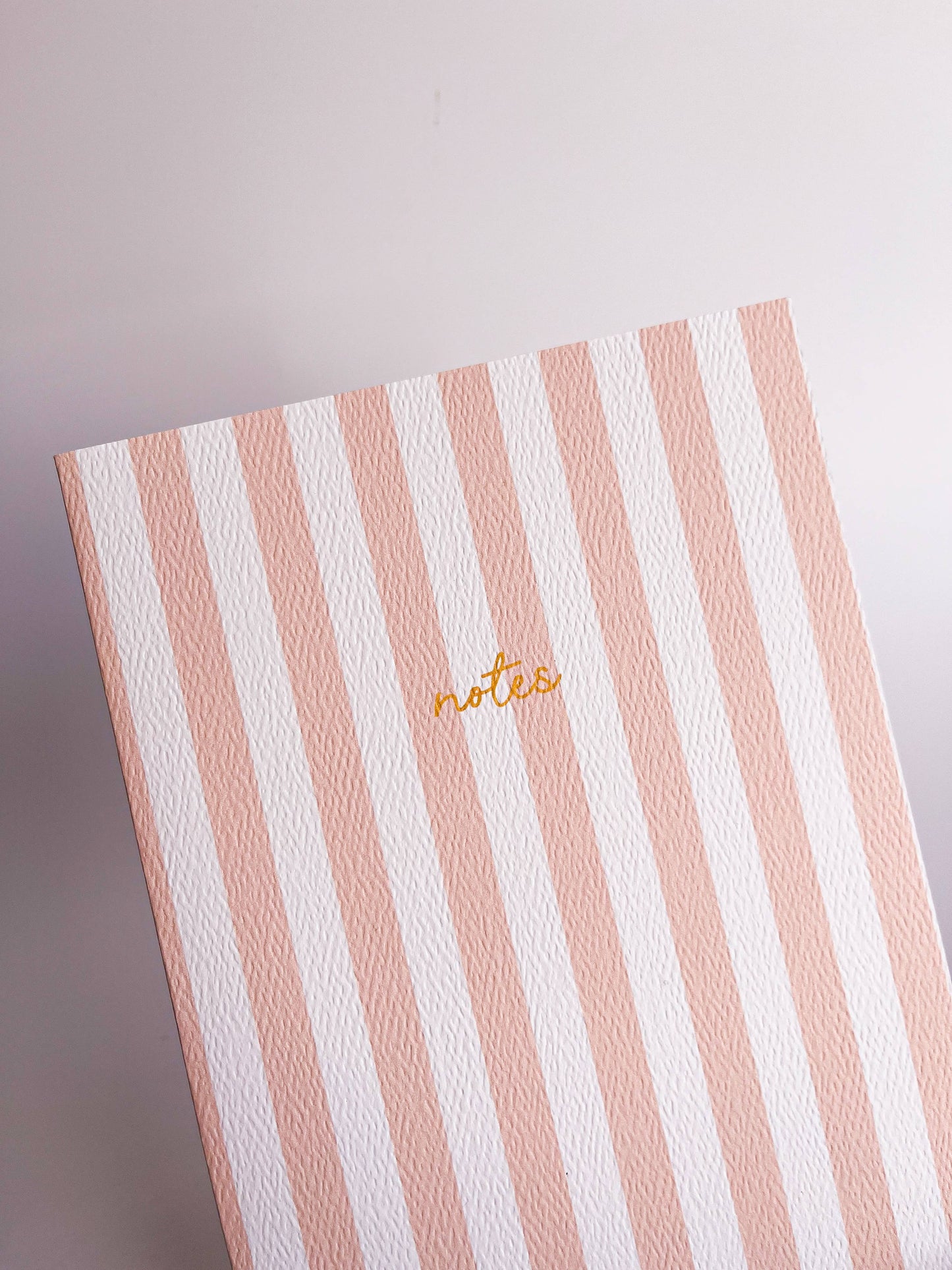 Fin Studio - Striped Notebook with Contrast Color