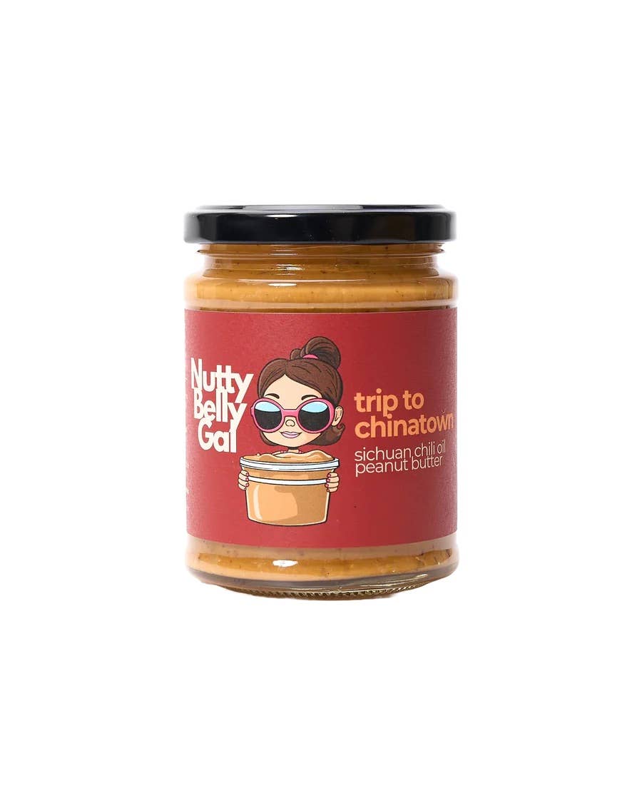 Nutty Belly Gal - Trip to Chinatown: Peanut Butter + Sichuan Chili Oil
