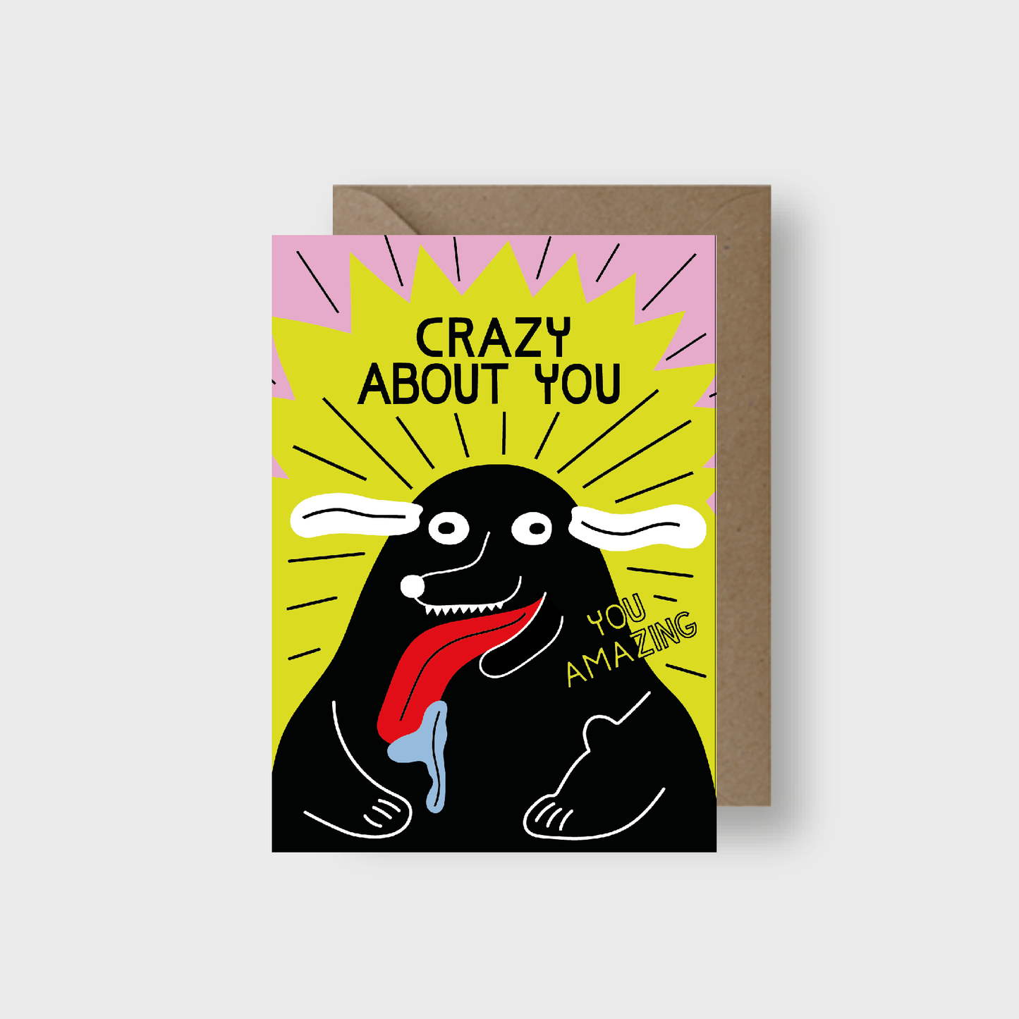 Seekprint - Crazy About You Greeting Card