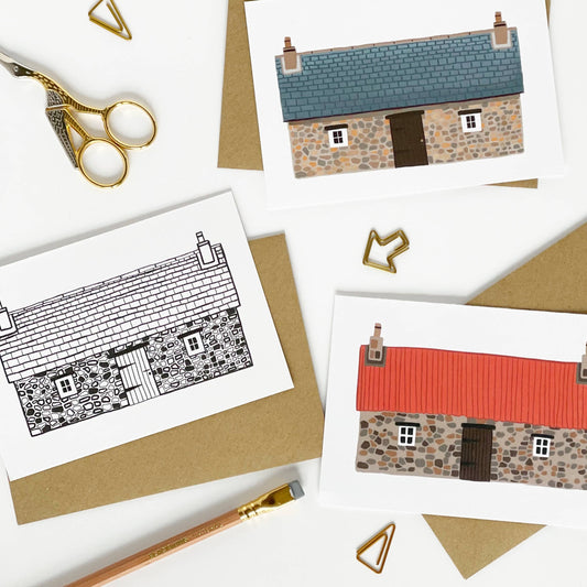 Lomond Paper Co - Bothy Blank Card Set x 6