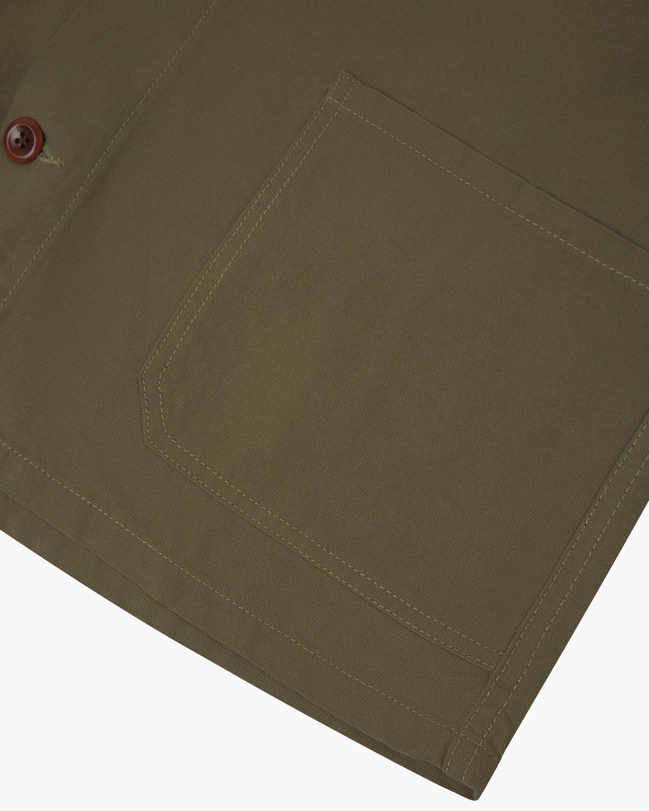 #3001 buttoned overshirt - dark taupe