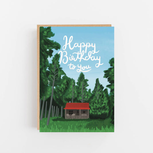 Lomond Paper Co - Happy Birthday -  Cabin