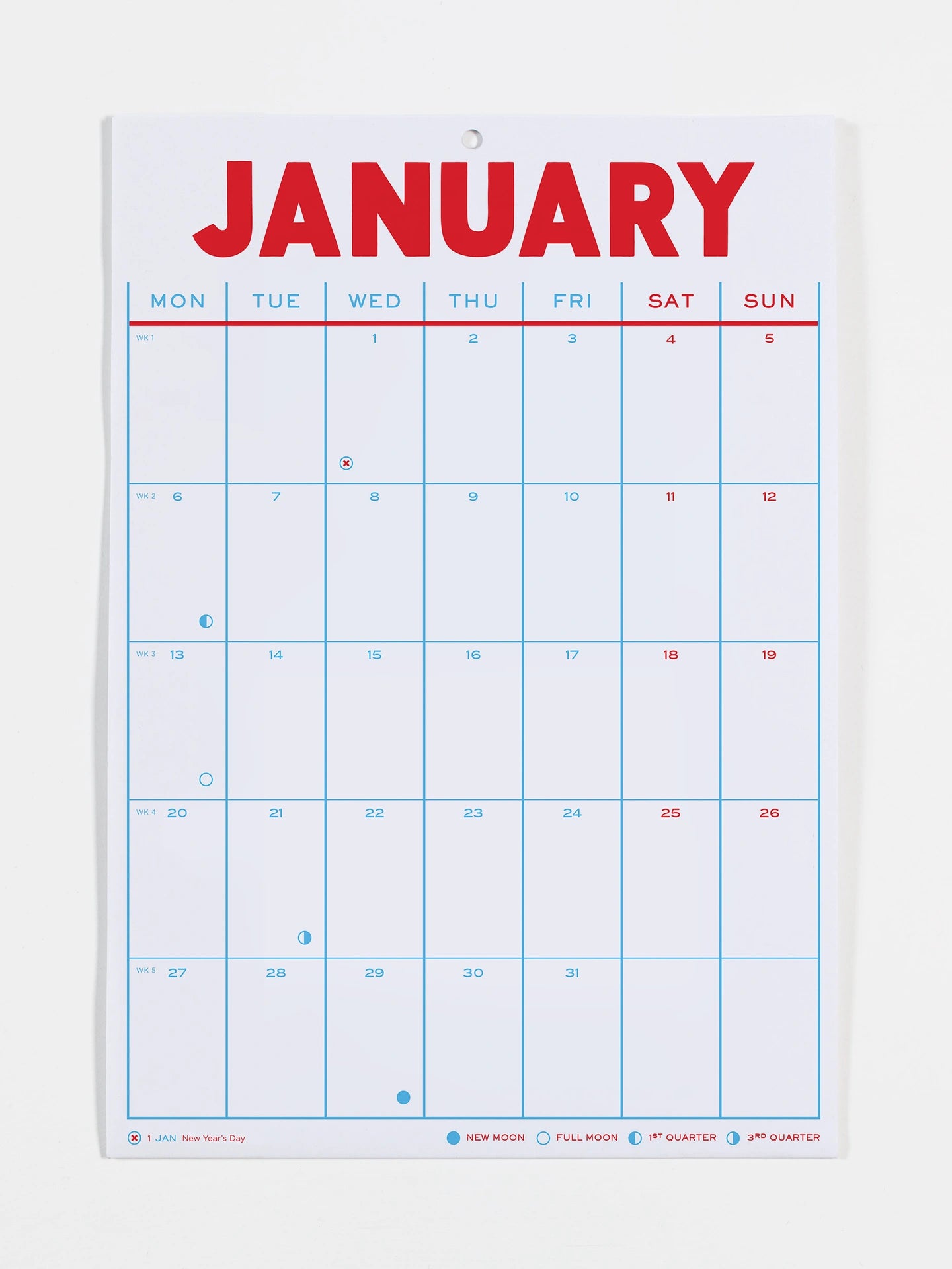 2025 Folding Wall Calendar