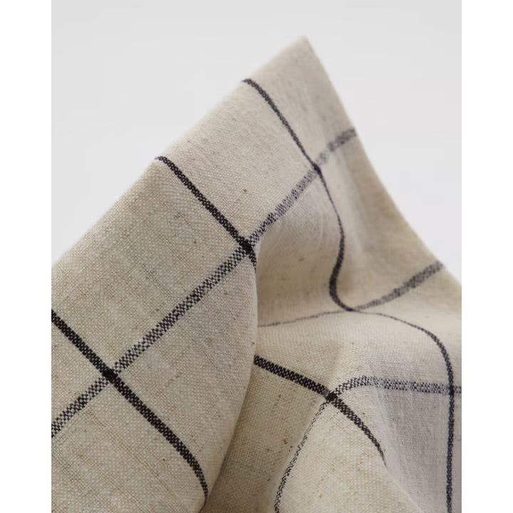 Check Napkins - Black/Off-white