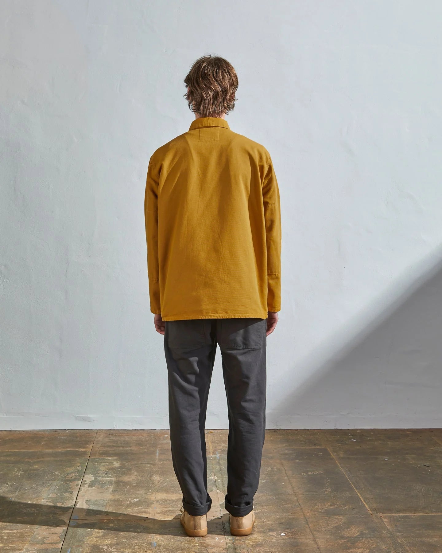 3001 buttoned overshirt - yellow