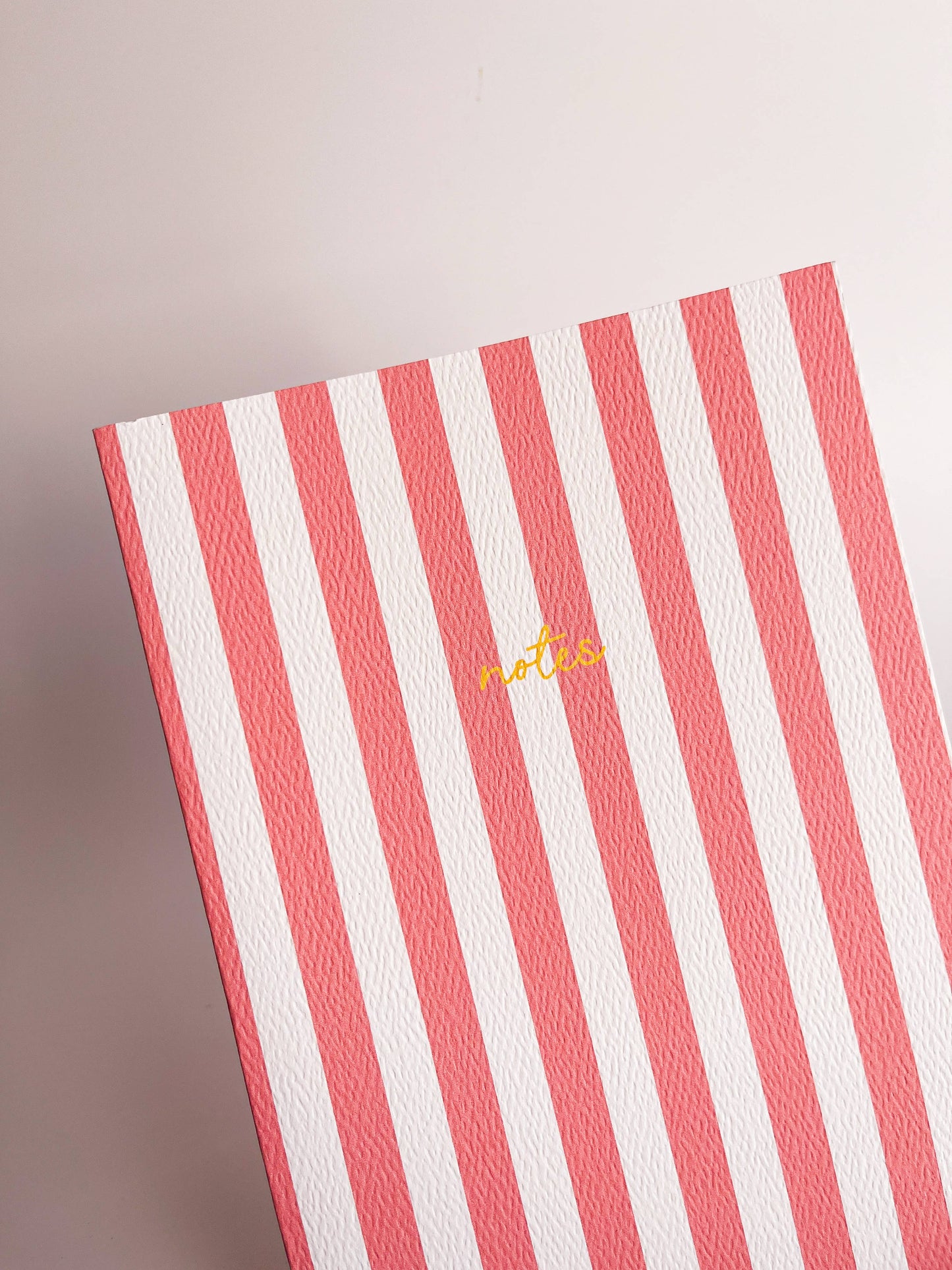 Fin Studio - Striped Notebook with Contrast Color