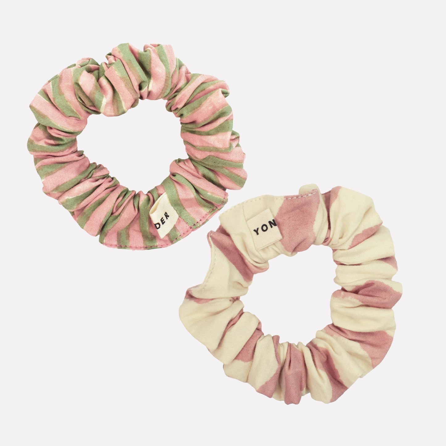 YONDER. - Cotton Mini Scrunchie Duo | Ice Cream Mix
