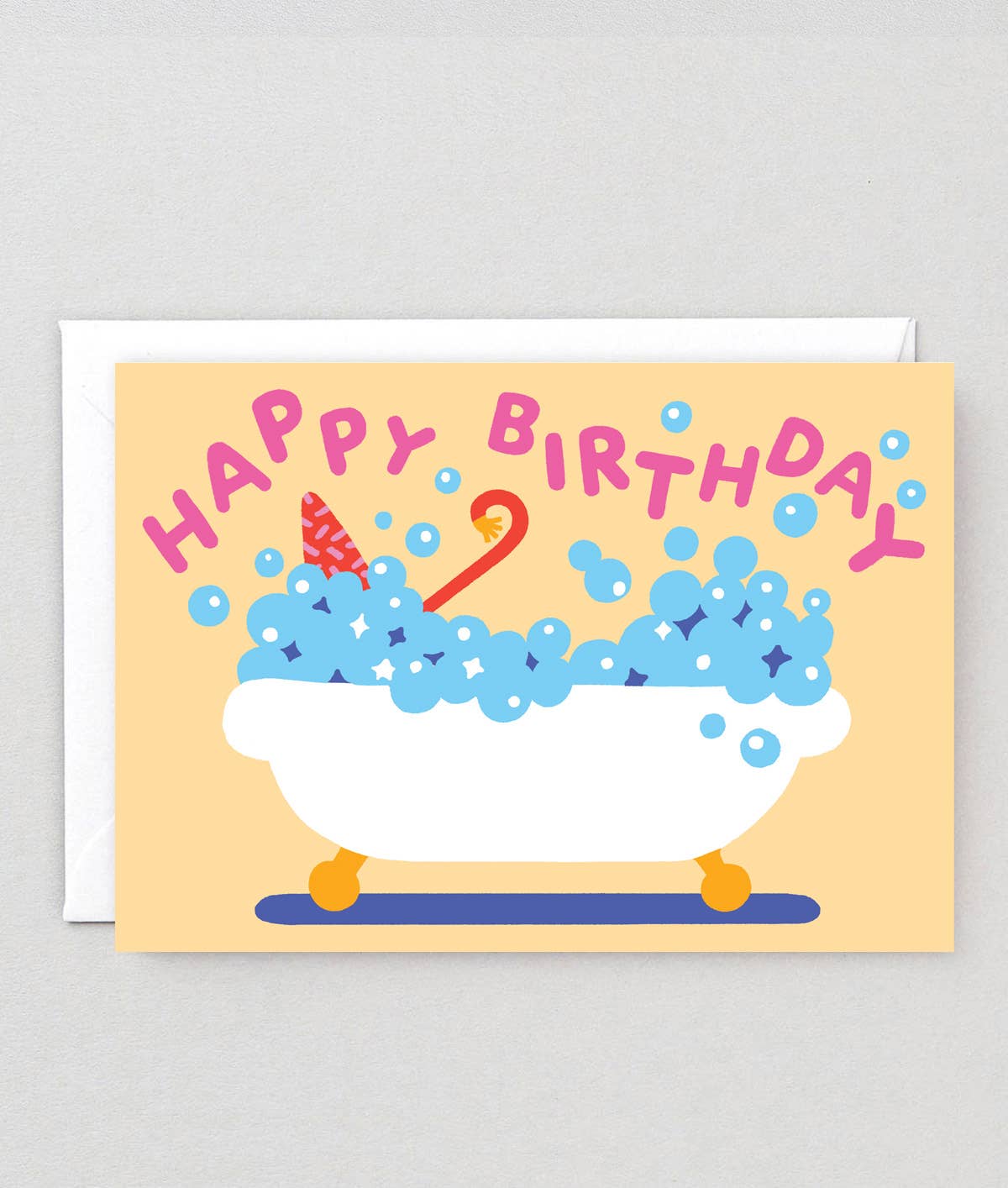 Happy Birthday Bubble Bath Greetings Card