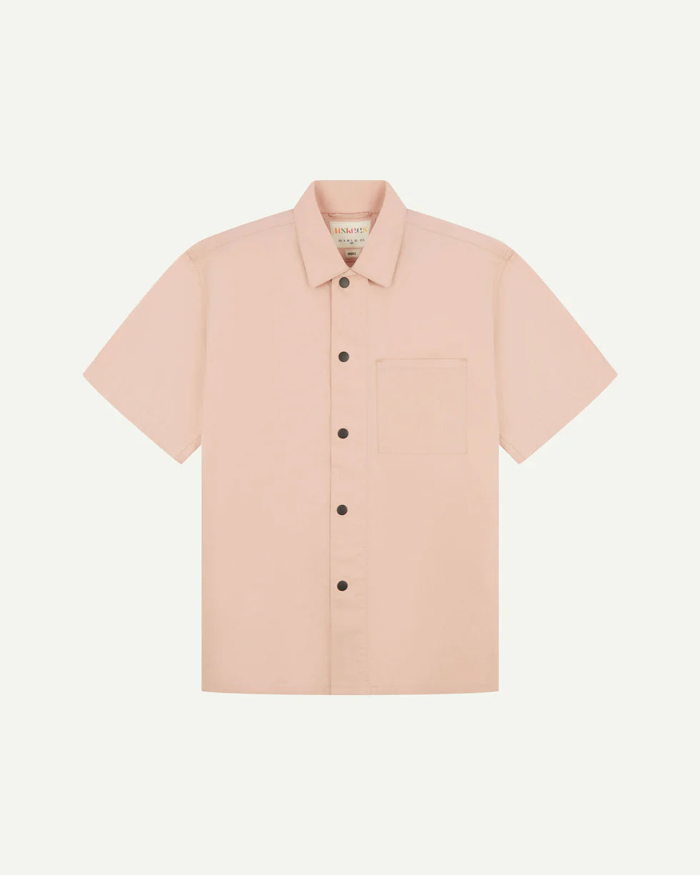 6003 lightweight short sleeve shirt - dusty pink