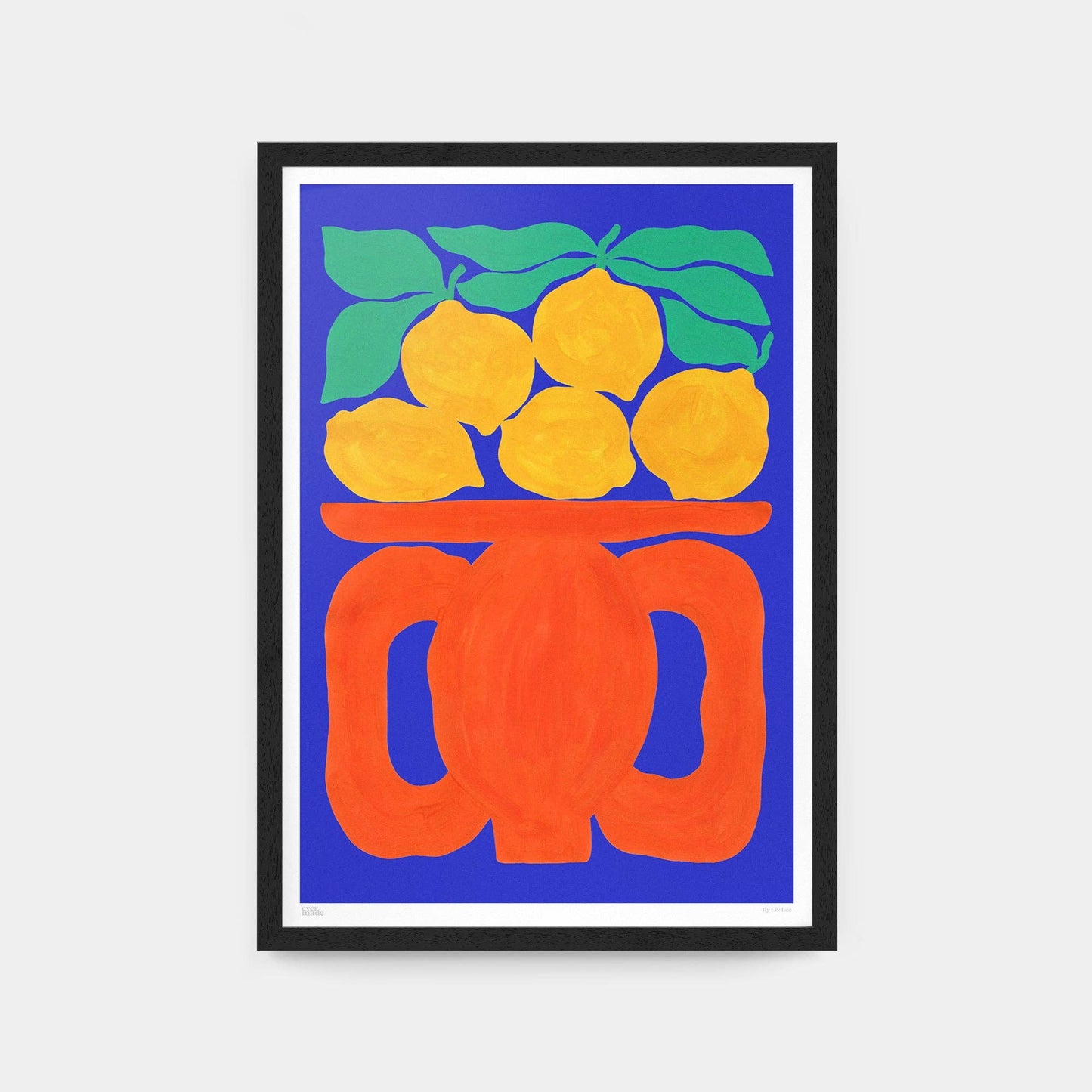 Evermade - A3 l Framed Lemon Bowl Art Print