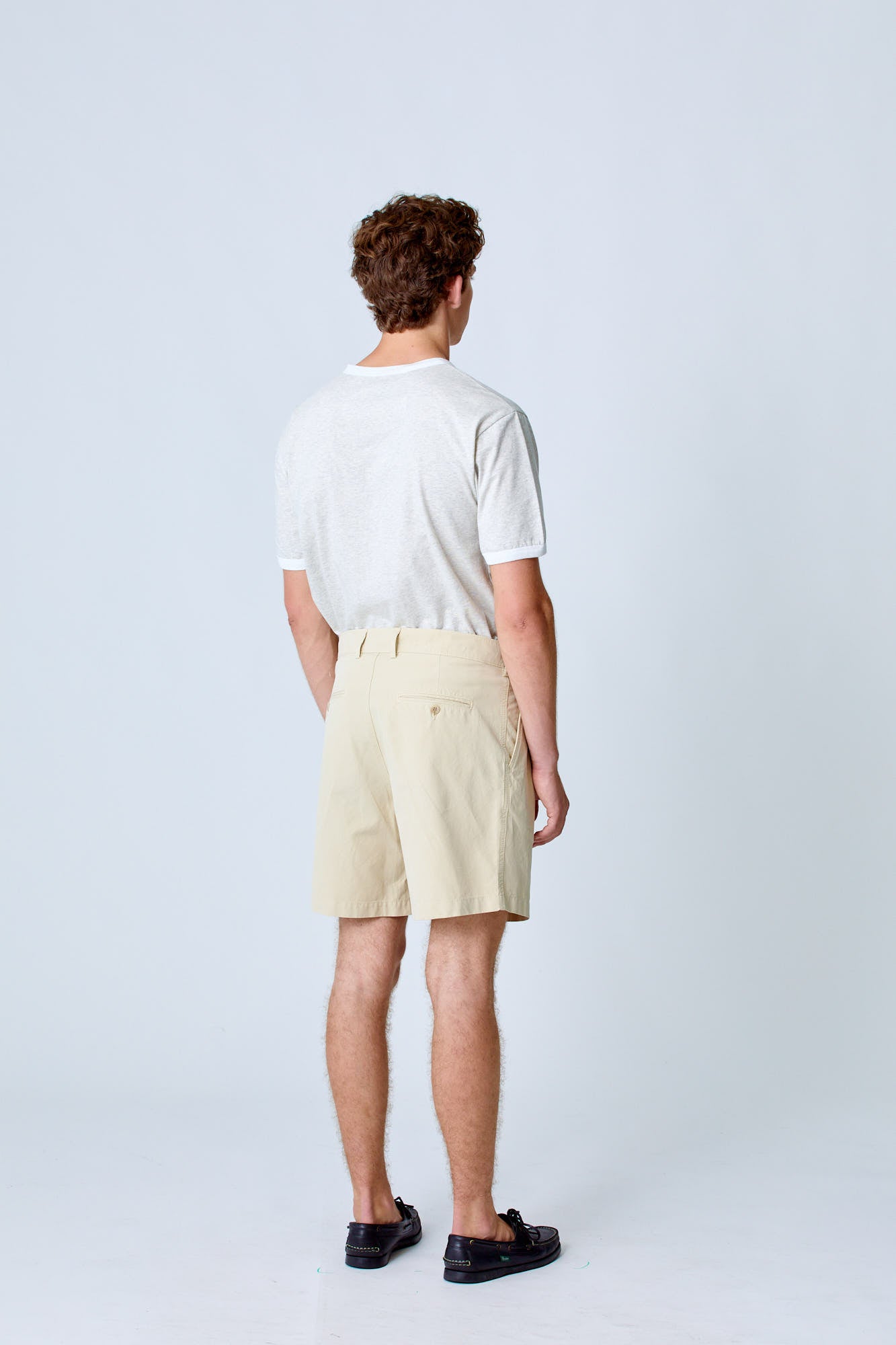 LAPA, Relaxed Pleated Shorts, Desert Canvas